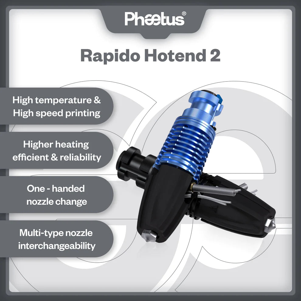 Phaetus Rapido 2 Hotend NT104 280°C