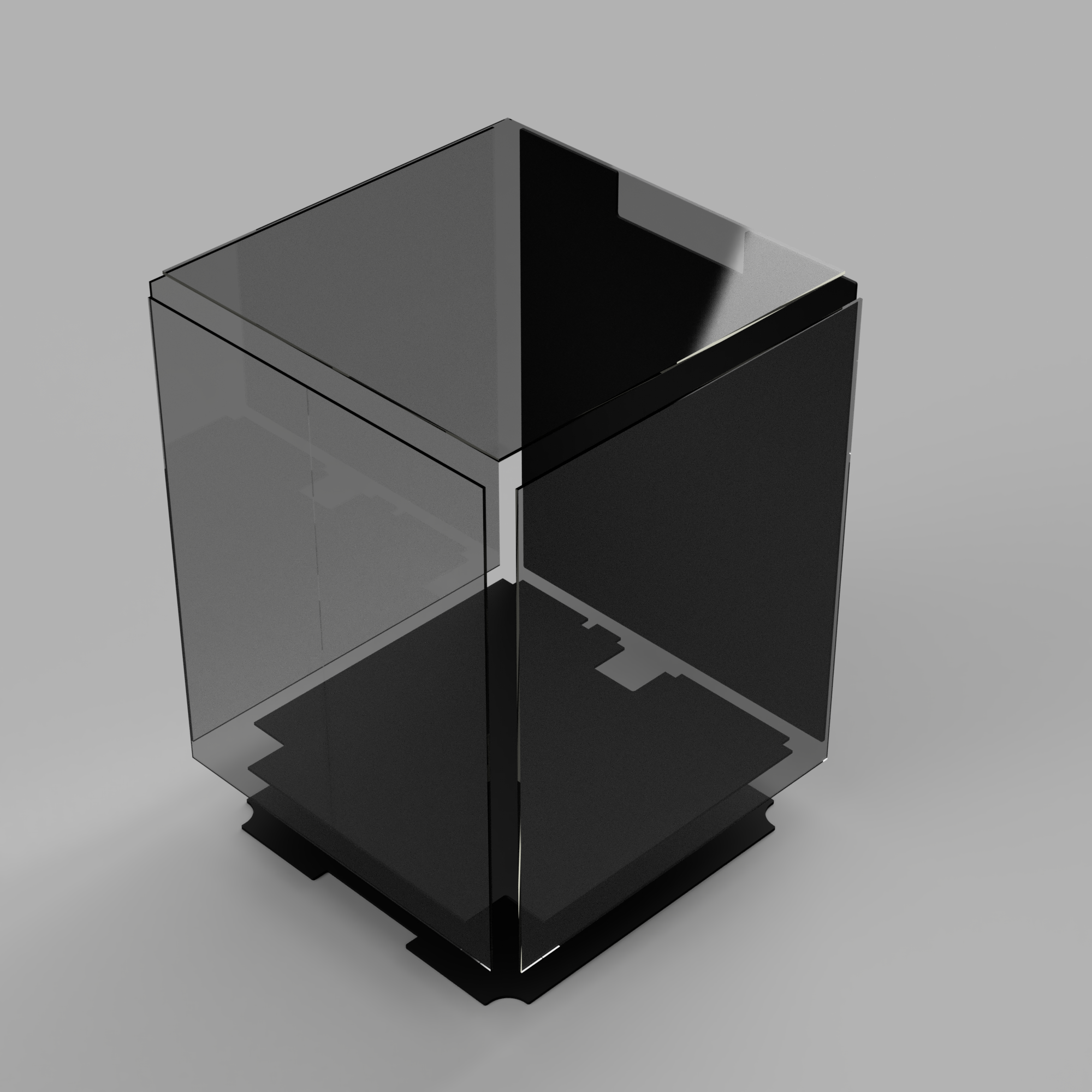 Full Acrylic Enclosure Panel Set For Voron 2.4 3D Printer - Transparent & Black Panels Kit