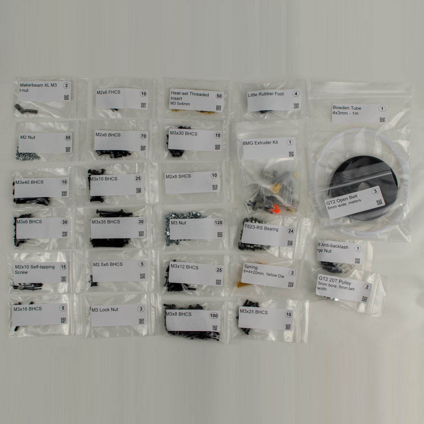 VORON0 v0.2 Mechanical Parts Set