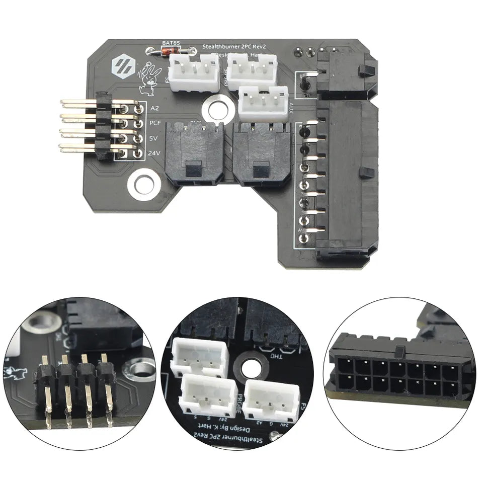 VORON StealthBurner Toolhead PCB with Wiring Harness (2 PCB option)