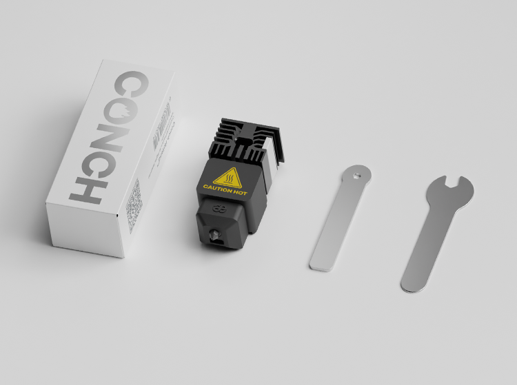 Phaetus Conch M4 Hotend for Bambu Lab H2D High‑Flow Hotend