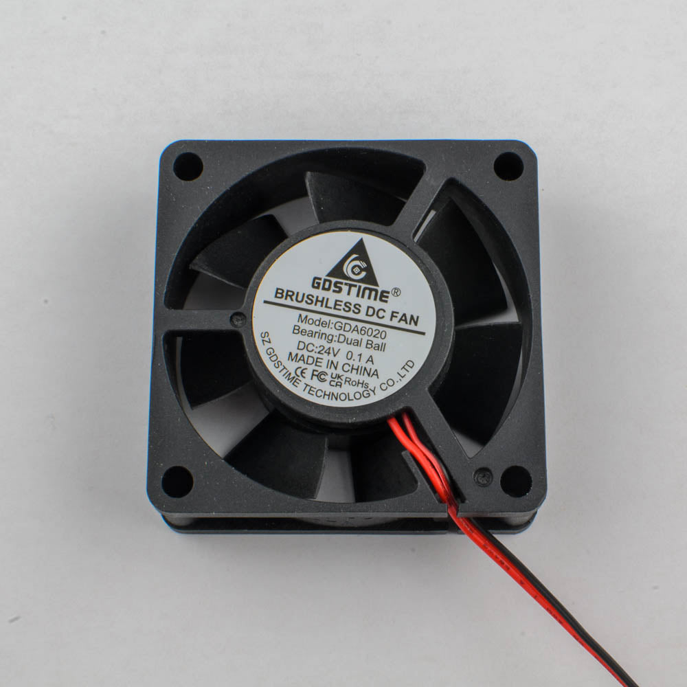 Cooling Fan, Axial, Brushless, 24V DC, GDSTIME GDA6020