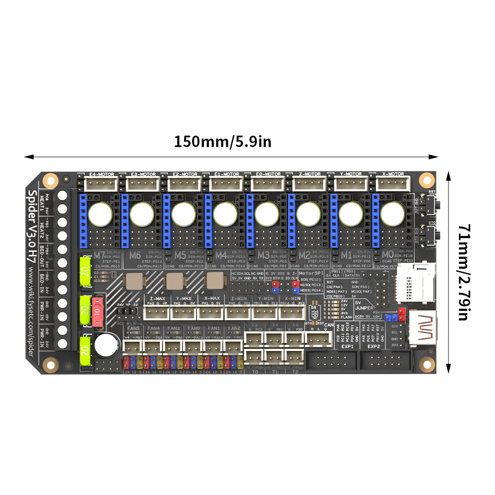 FYSETC Spider H7 Motherboard V3.0
