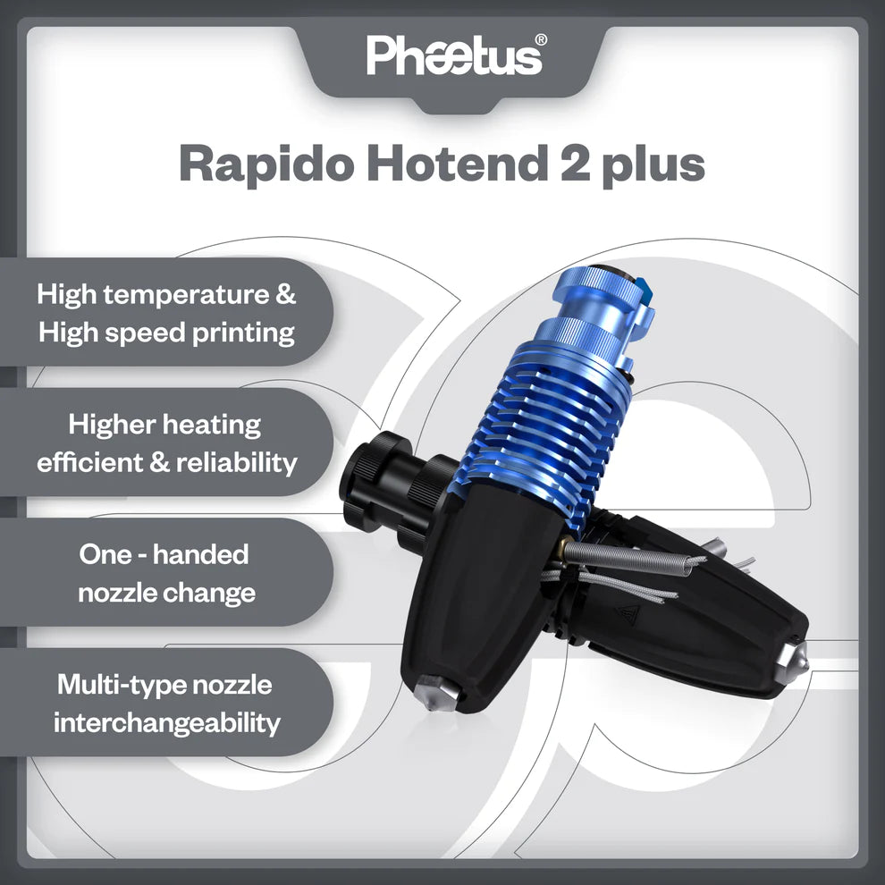 Phaetus Rapido 2 Plus Hotend PT1000 350°C