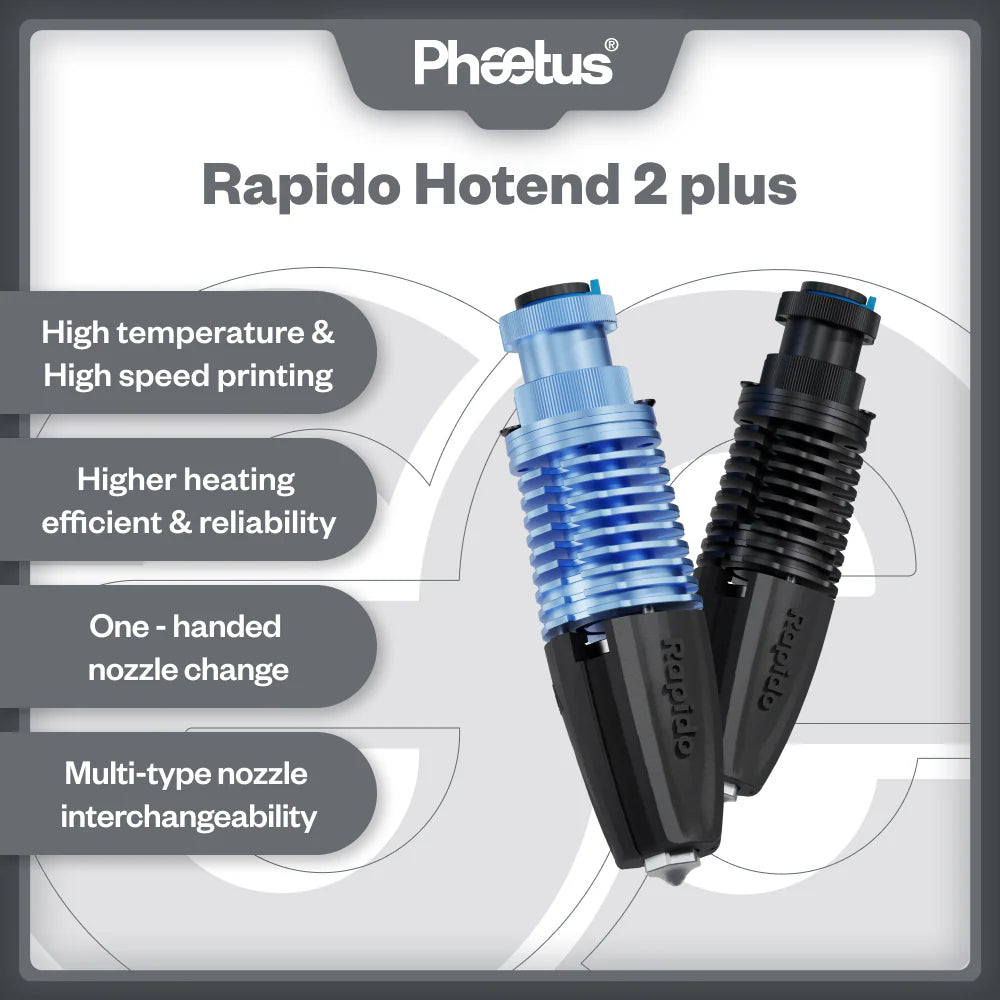 Phaetus Rapido 2 Plus Hotend (PT1000)