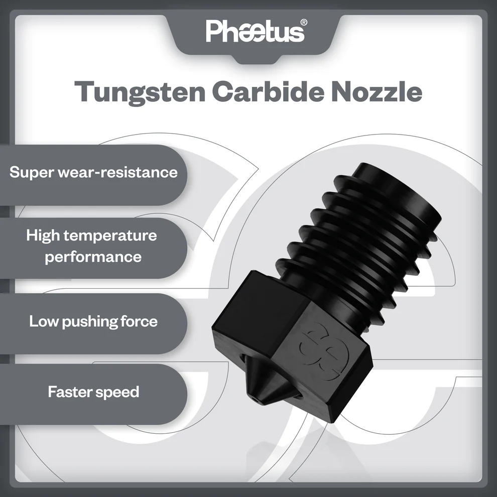 Phaetus Tungsten Carbide Nozzle 1.75mm