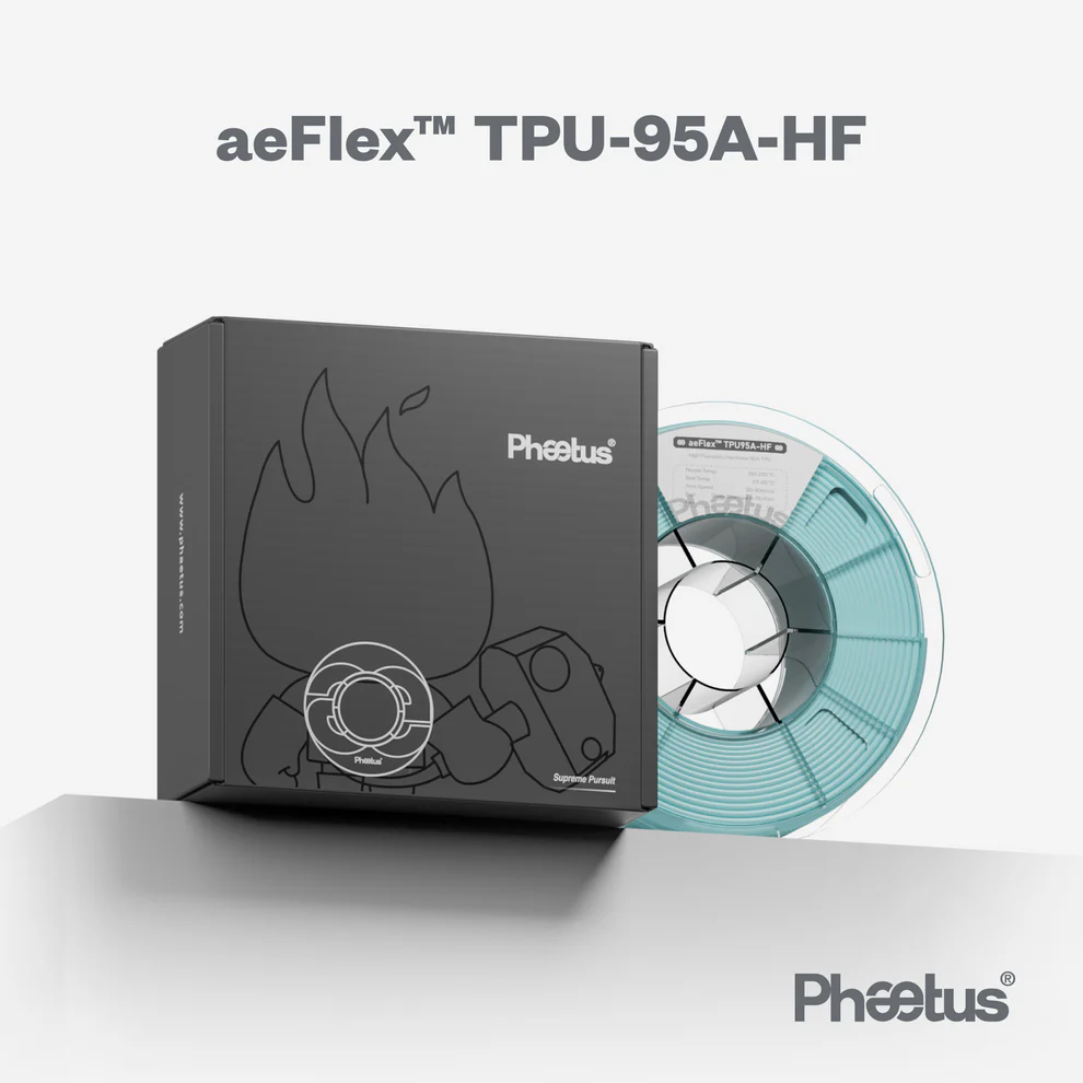 Phaetus aeFlex TPU95A 3D Printer Filament 1.75mm 1kg