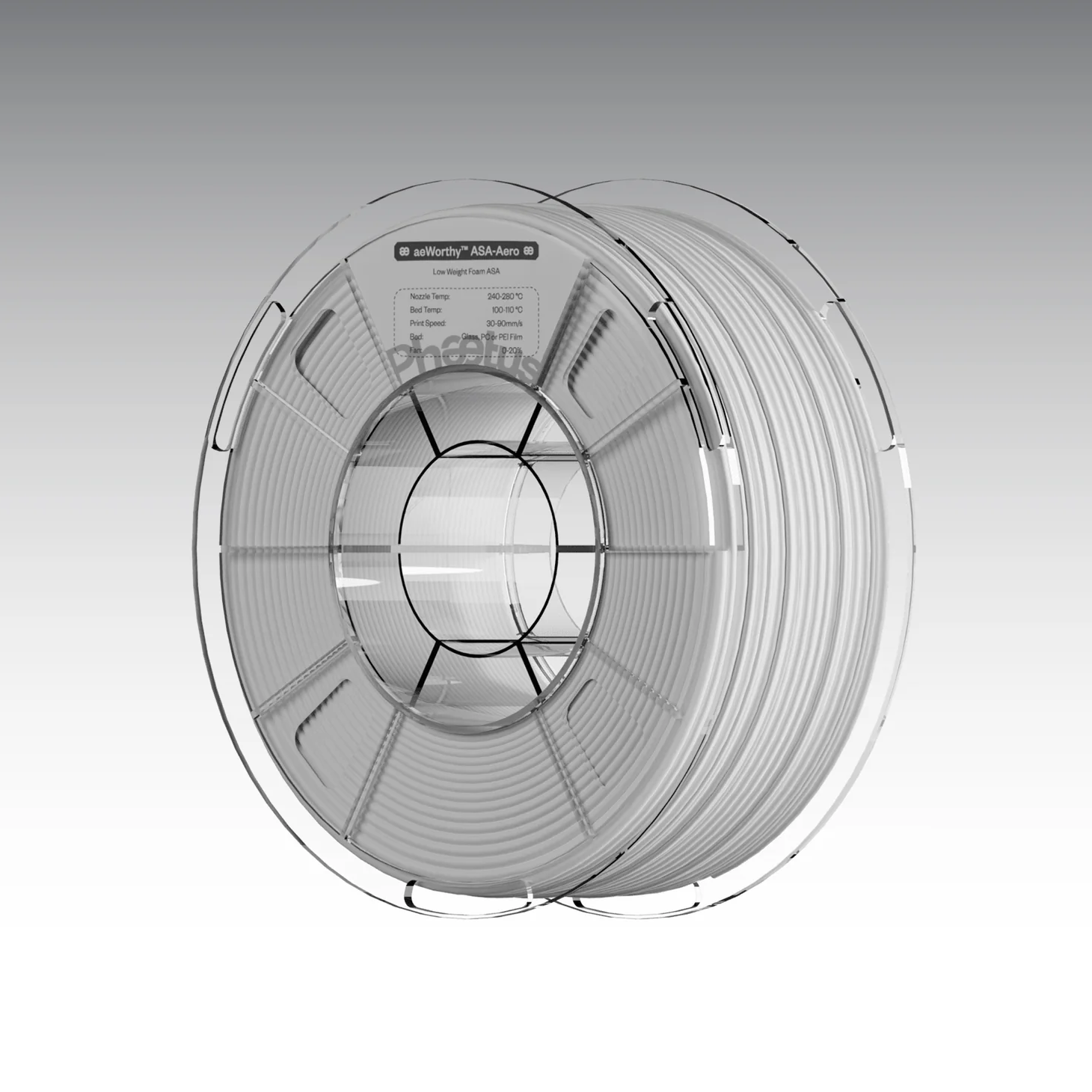 Phaetus aeWorthy ASA-Aero lightweight high-flow ASA 3D printer filament spool — 1.75 mm 1 kg